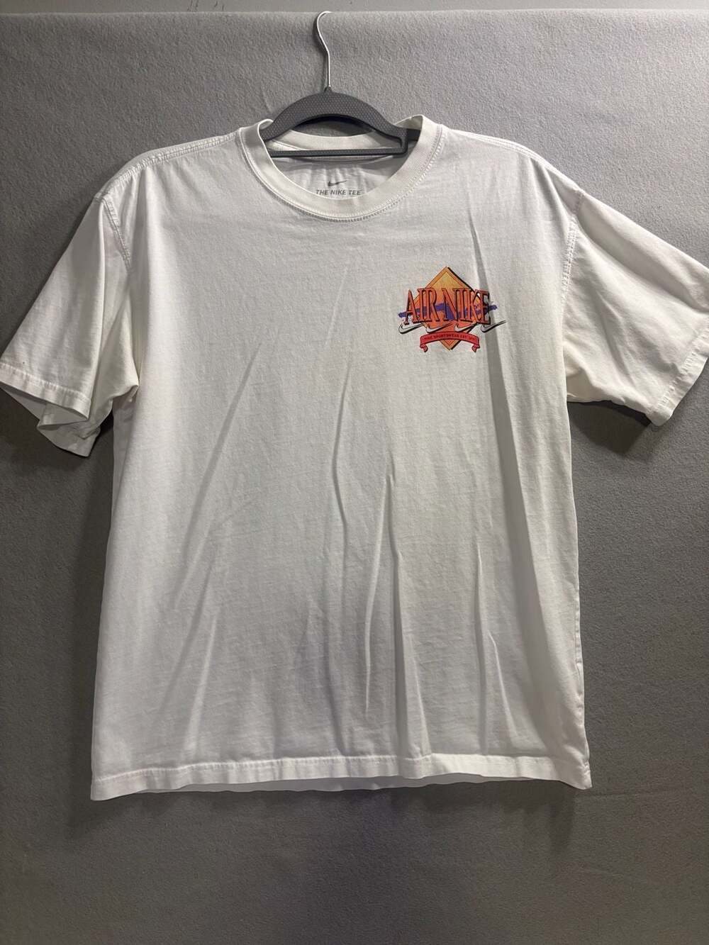 Nike Air Nike T-Shirt Size S White Graphic Tee